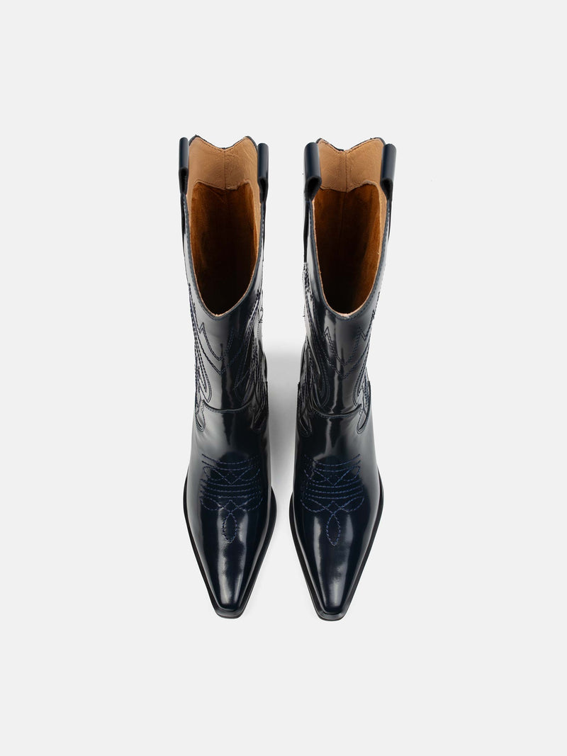 Bottes Holly Leaves - Navy