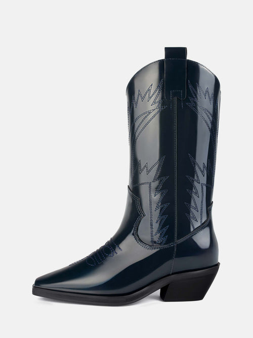 Bottes Holly Leaves - Navy