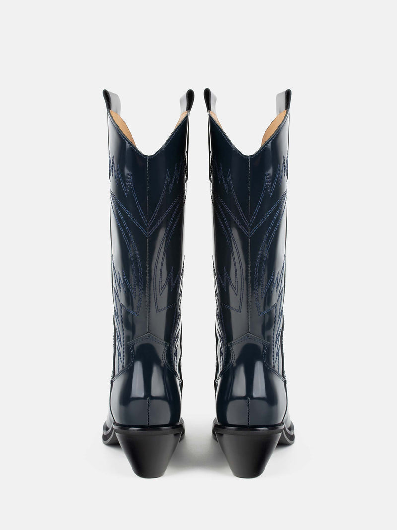 Bottes Holly Leaves - Navy