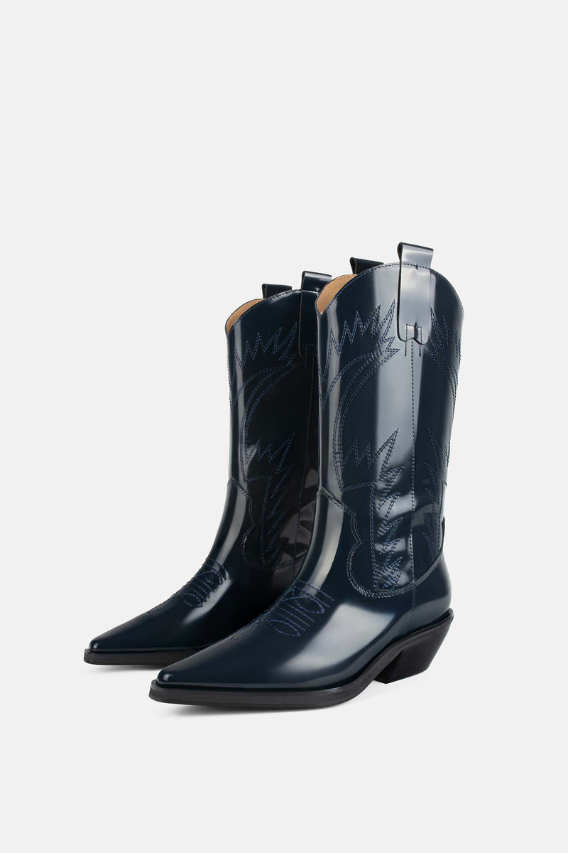 Bottes Holly Leaves - Navy