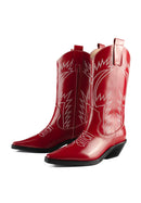 Botas de hojas de acebo - Rojo