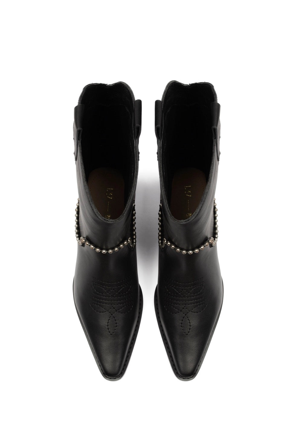 Let It Rain Ankle Boots - Black