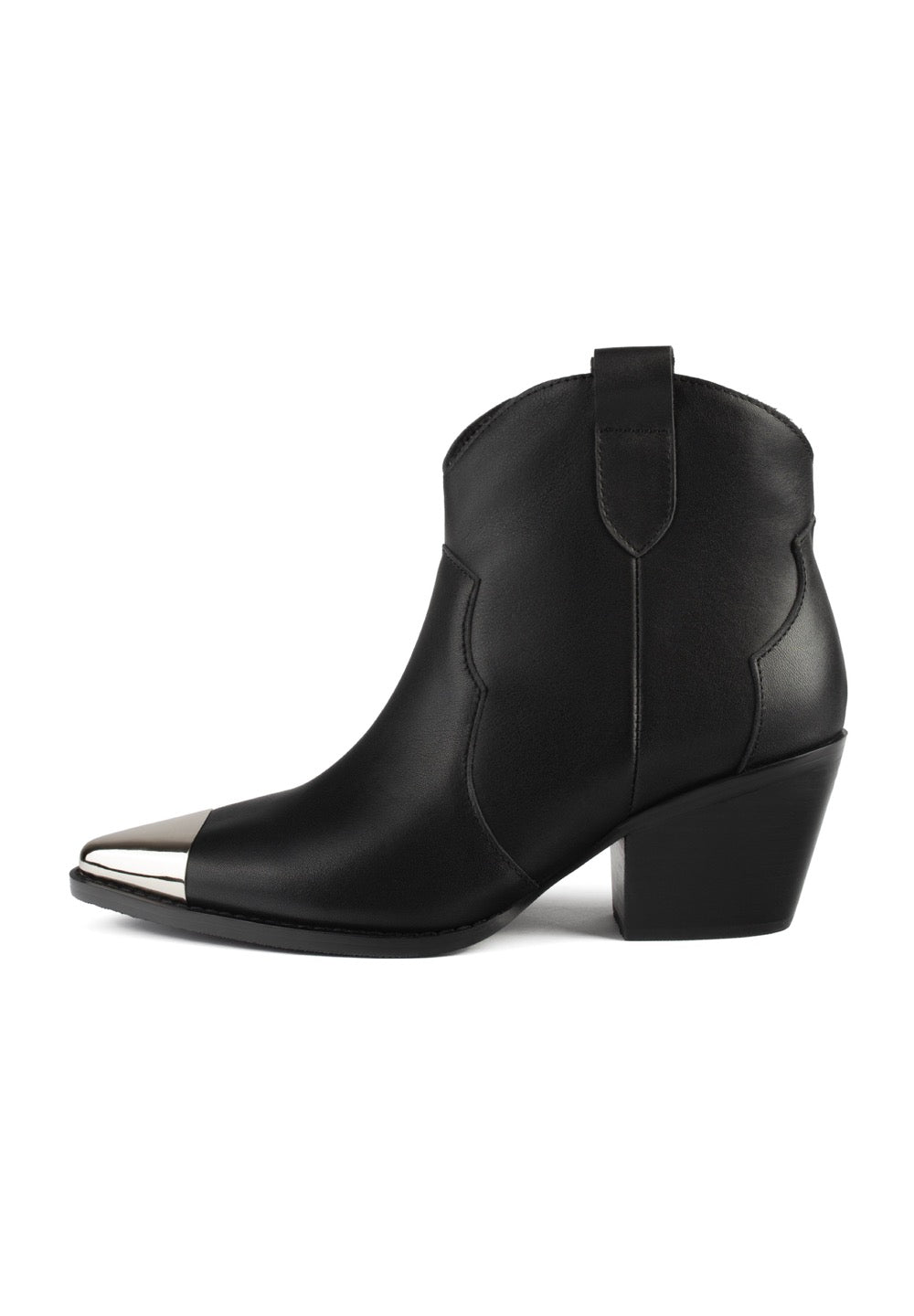 Manhattan Skyline Ankle Boots - Black
