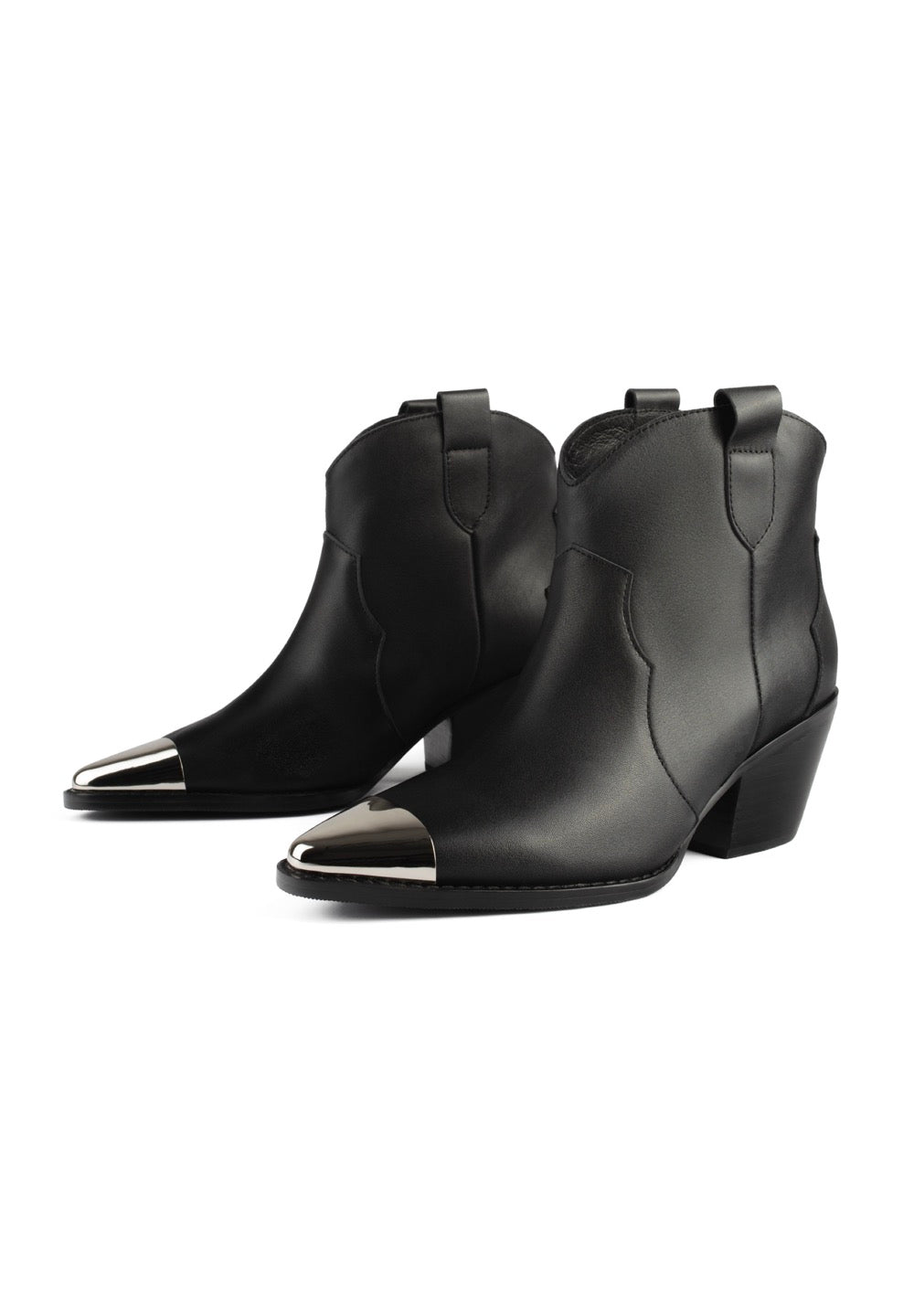 Manhattan Skyline Ankle Boots - Black
