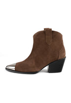 Manhattan Skyline Ankle Boots - Brown