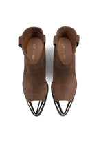 Manhattan Skyline Ankle Boots - Brown
