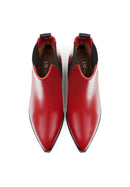 Northern Star Ankle Boots - Red