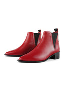 Northern Star Ankle Boots - Red