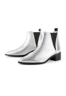 Northern Star Ankle Boots - Silver