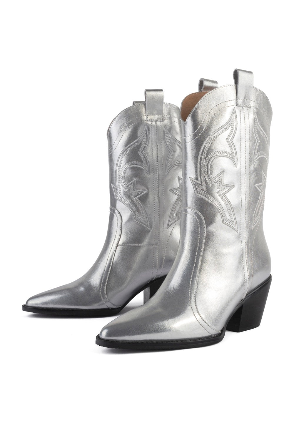 Only Want You Ankle Boots - Silver