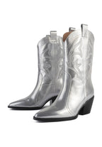 Only Want You Ankle Boots - Silver