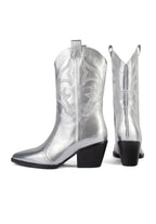 Only Want You Ankle Boots - Silver