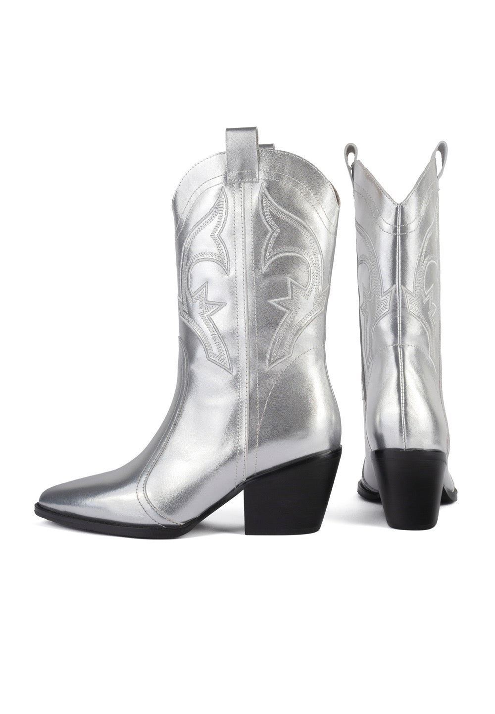 Only Want You Ankle Boots - Silver