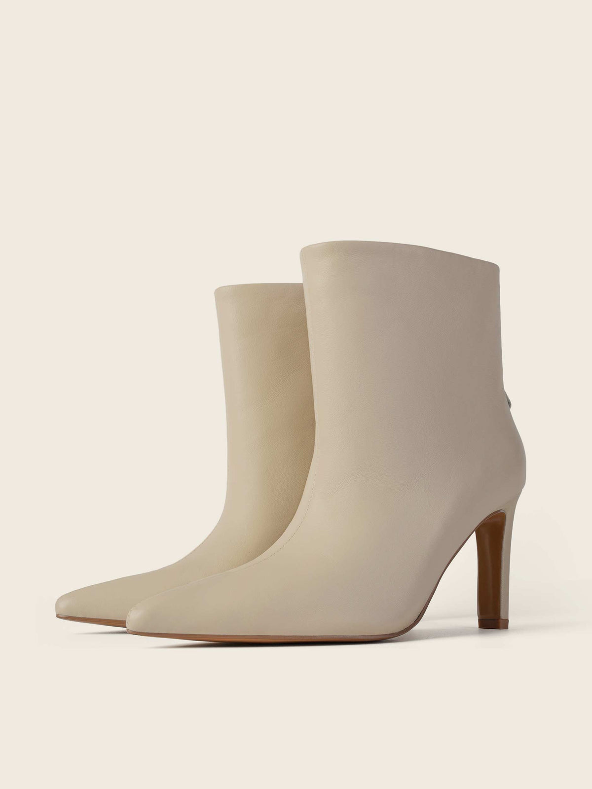 Pola Ankle Boots - Beige