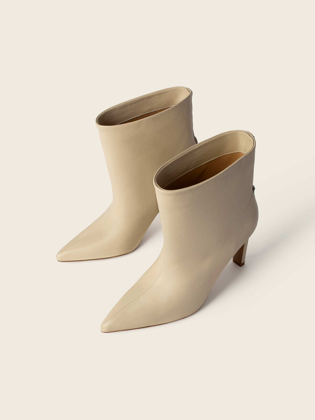 Pola Ankle Boots - Beige