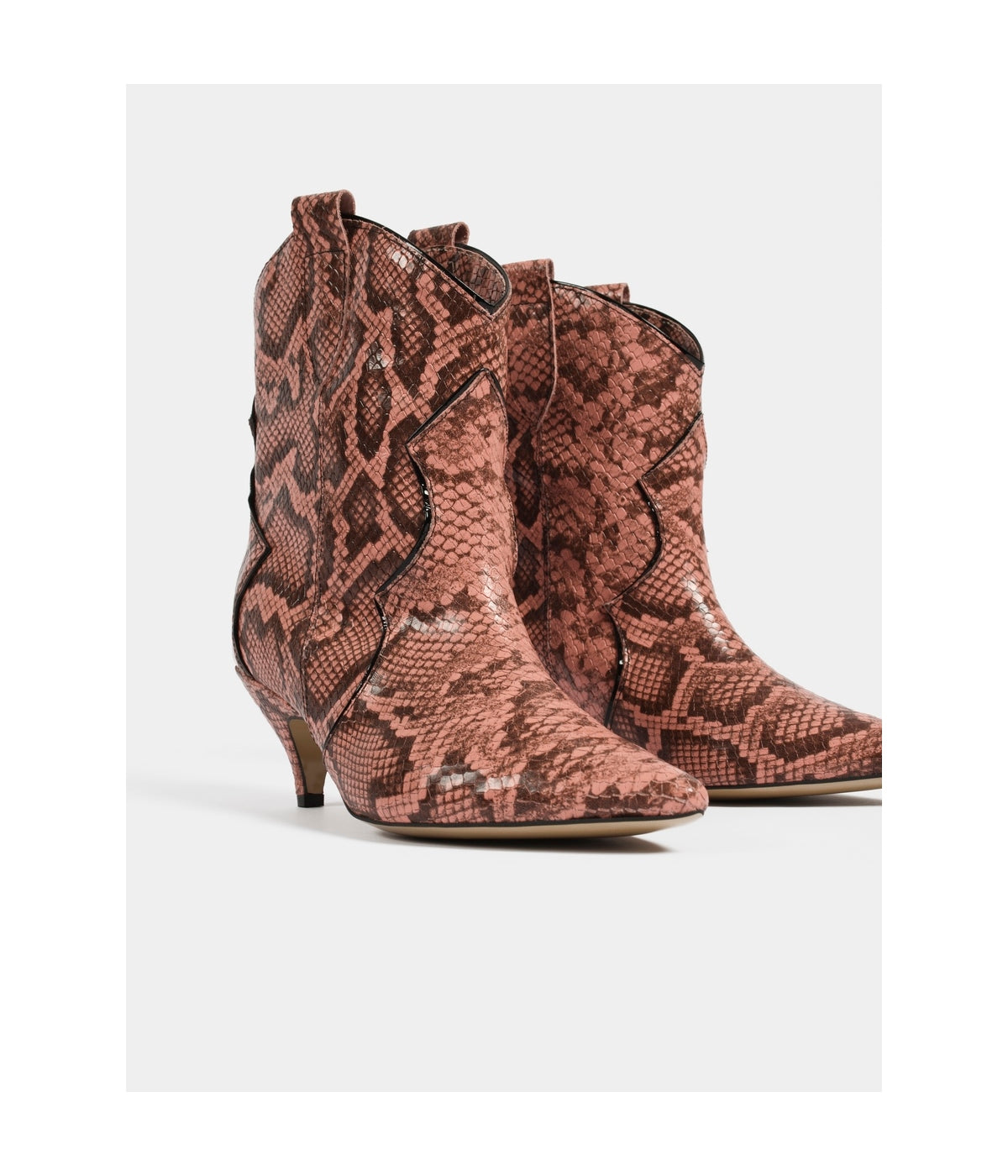 Botines Reach Out More - Naranja Y Negro
