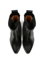 Round The World Ankle Boots - Black