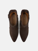 Starry Path Ankle Boots - Brown