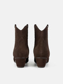 Starry Path Ankle Boots - Brown