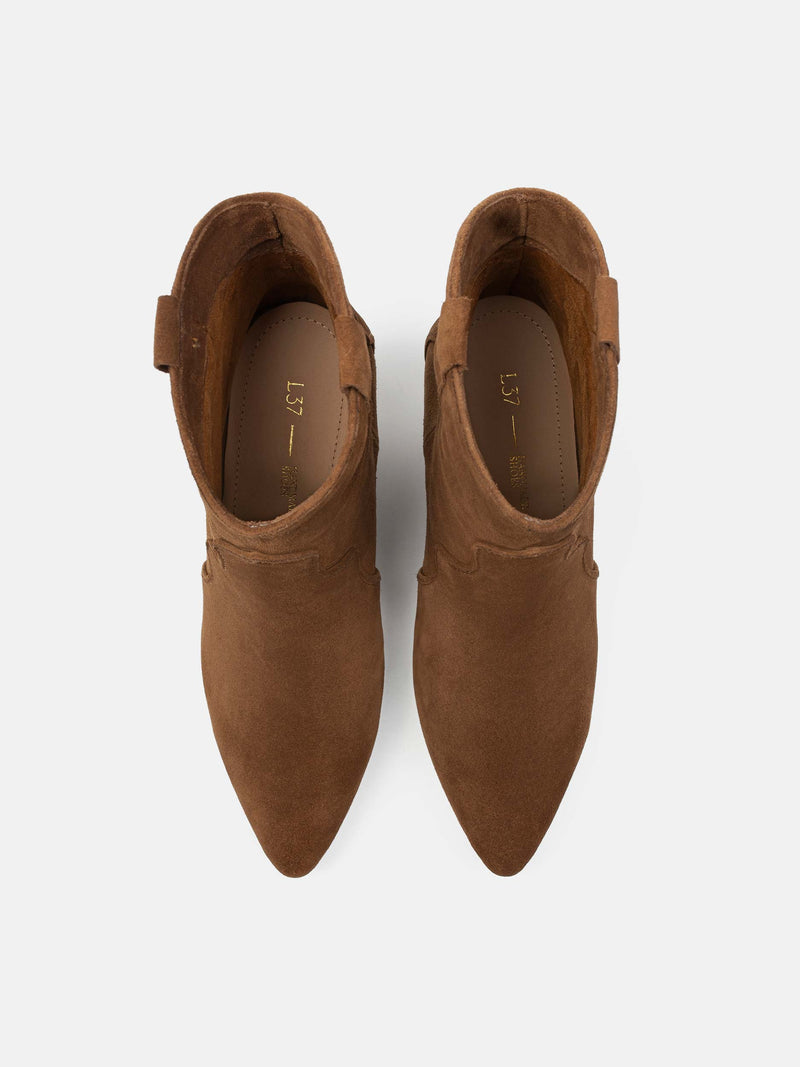 Starry Path ankle boots - Caramel