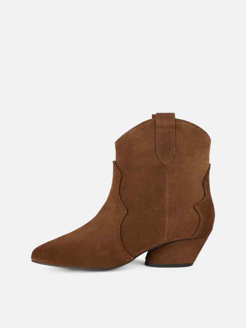 Starry Path ankle boots - Caramel