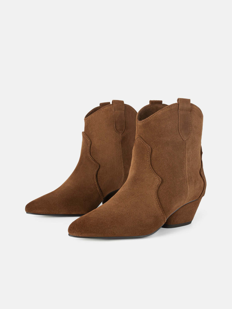 Starry Path ankle boots - Caramel