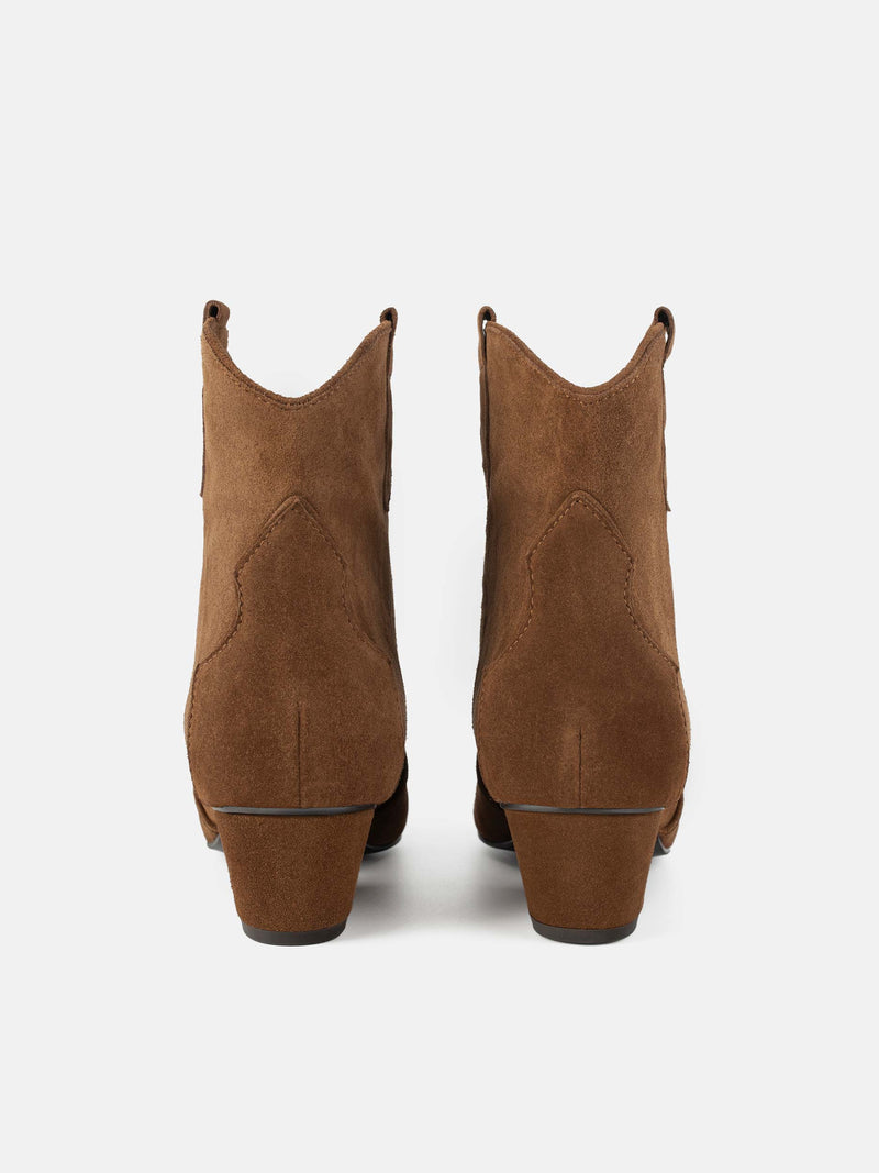 Starry Path ankle boots - Caramel