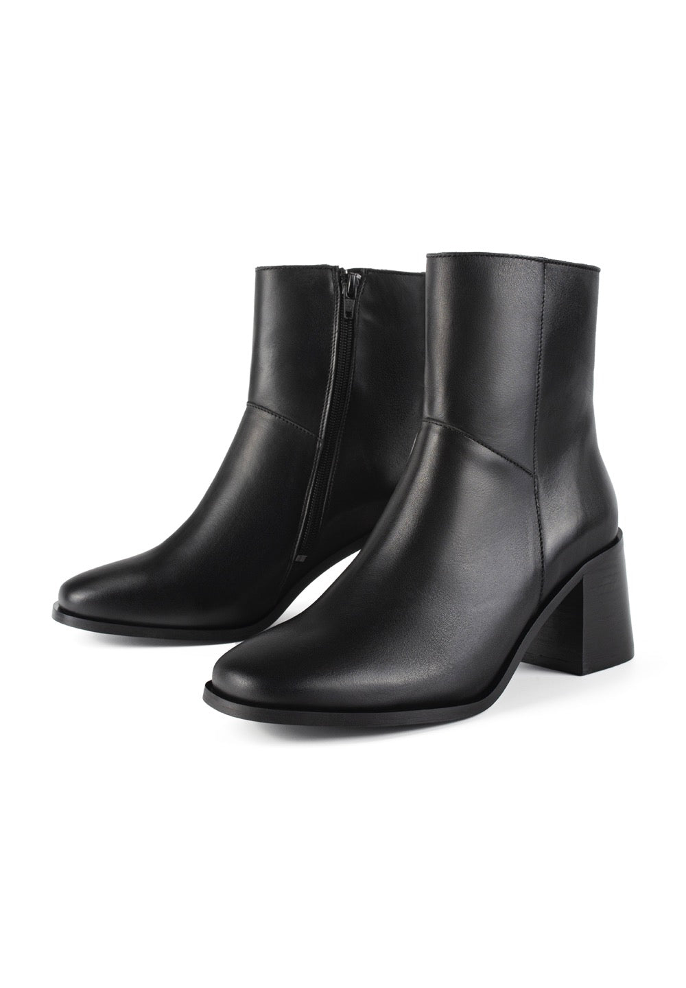 Stay Higher Ankle Boots - Black