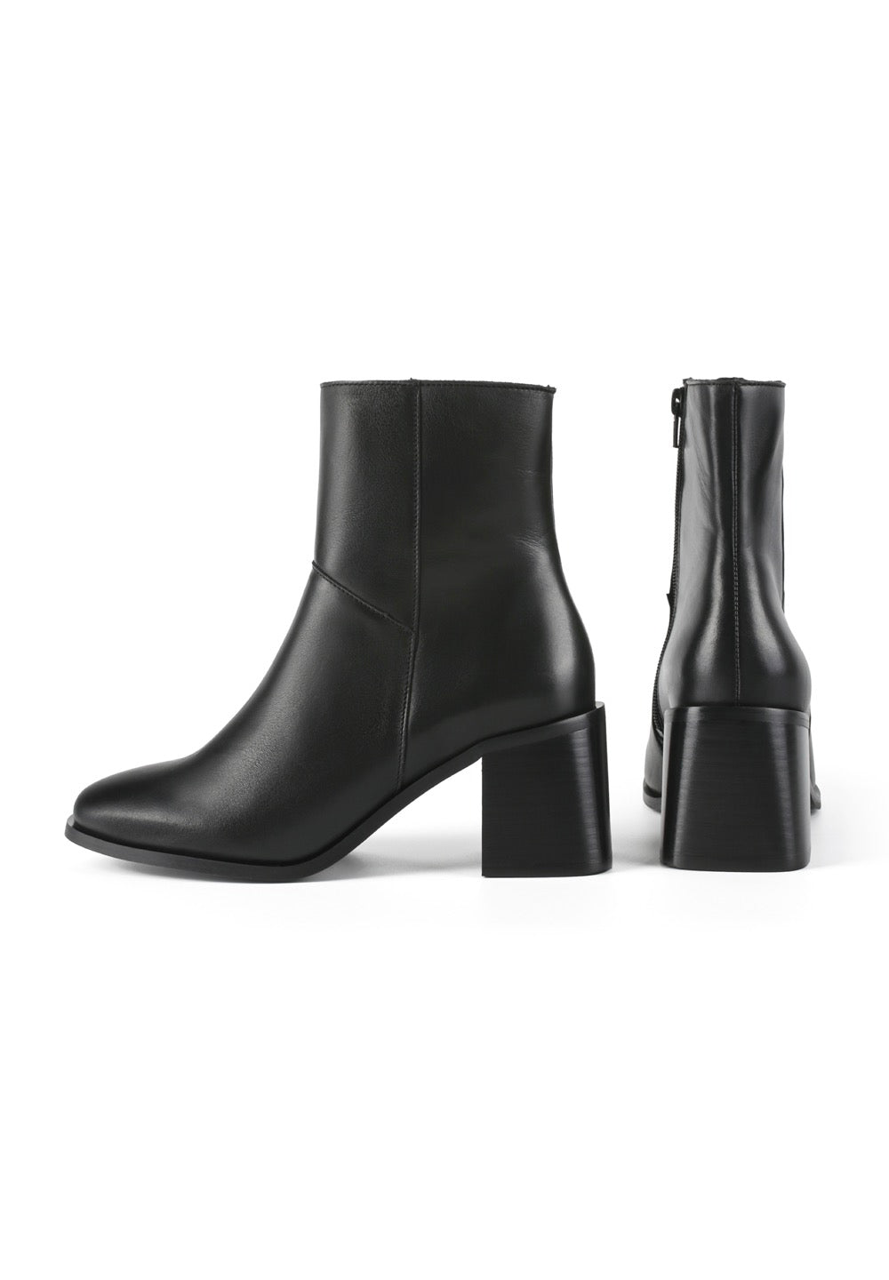 Stay Higher Ankle Boots - Black