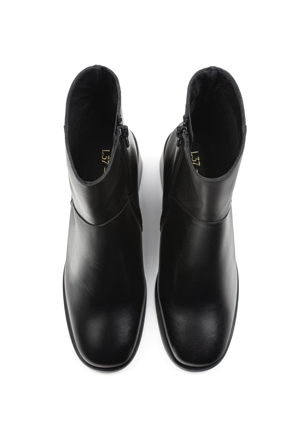 Stay Higher Ankle Boots - Black