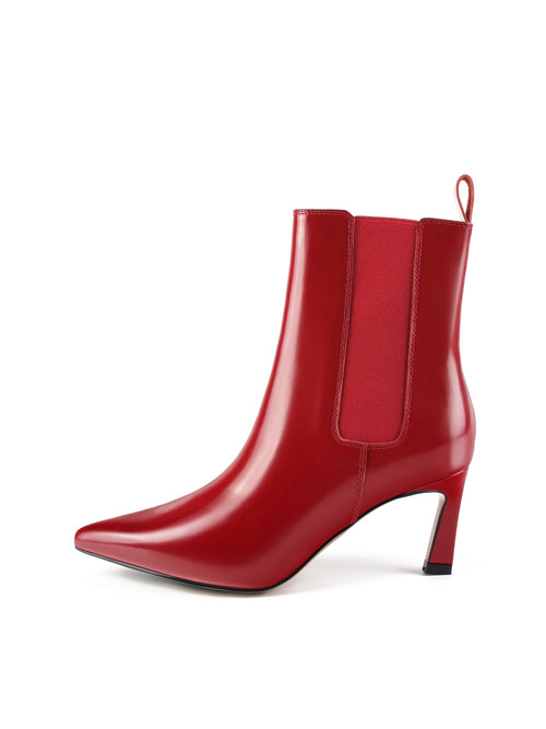 Bottines Straight To The Point - Rouge