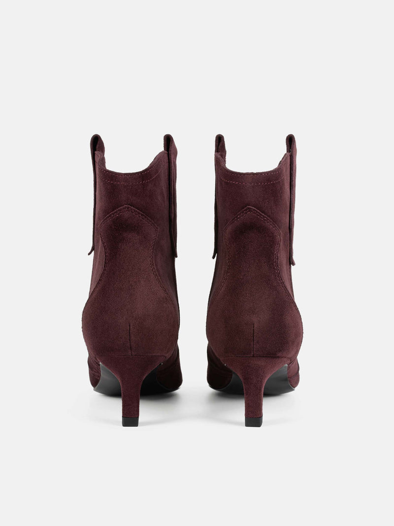 Texas Wind ankle boots - Burgundy