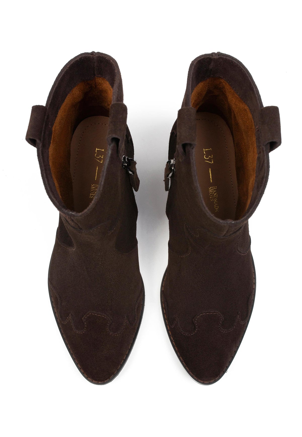 Walk Between Stars Ankle Boots - Brown