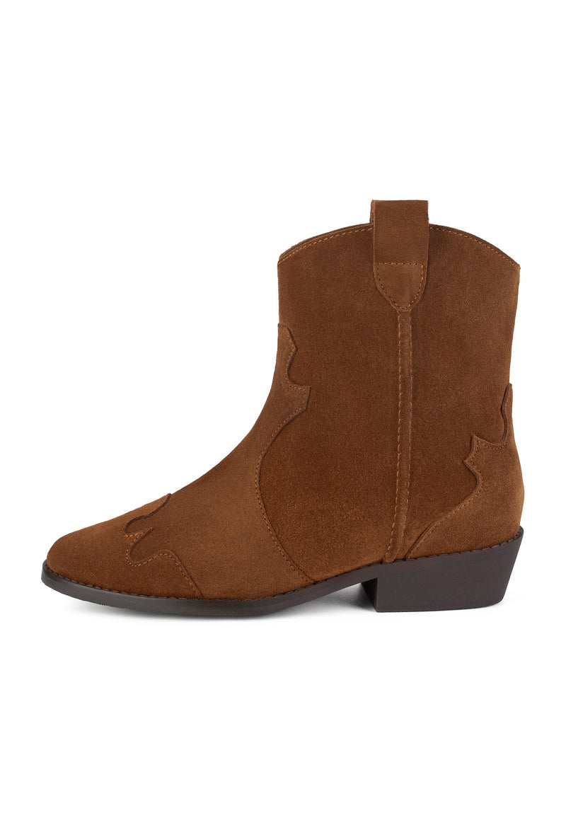 Walk Between Stars ankle boots - Caramel