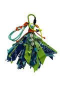 Bag Charm Aqua/Outremer/Vert/Jean