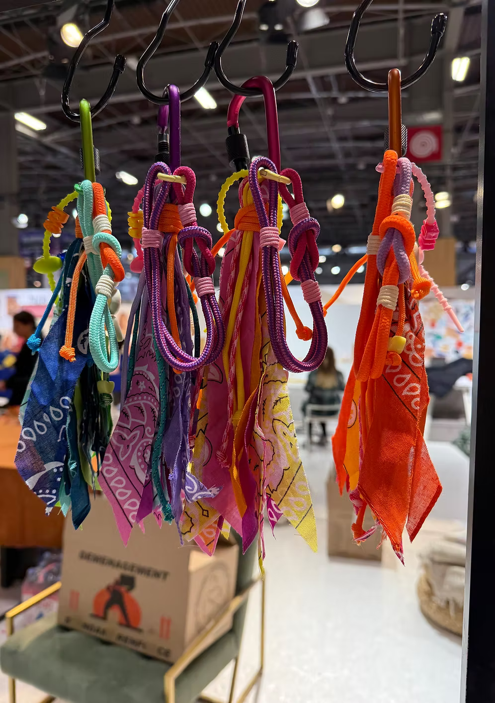 Bag Charm Aqua/Outremer/Vert/Jean