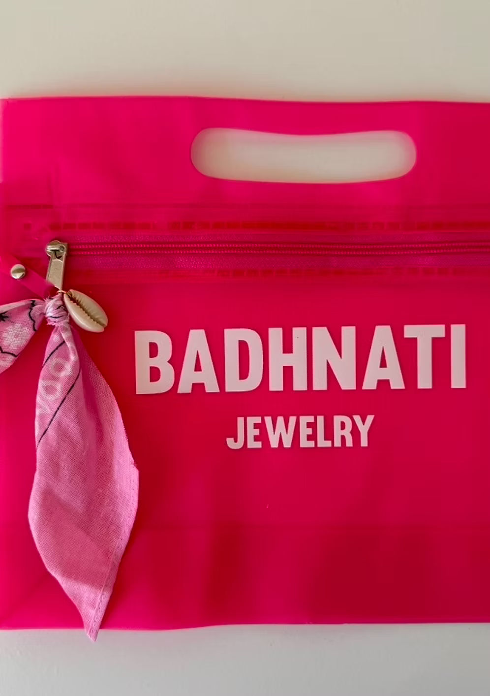 Bag Charm Cyclamen/Rose/Jaune/Mandarine