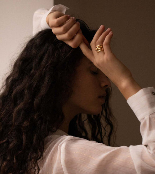 L'Integrale Ring - Gold Plated