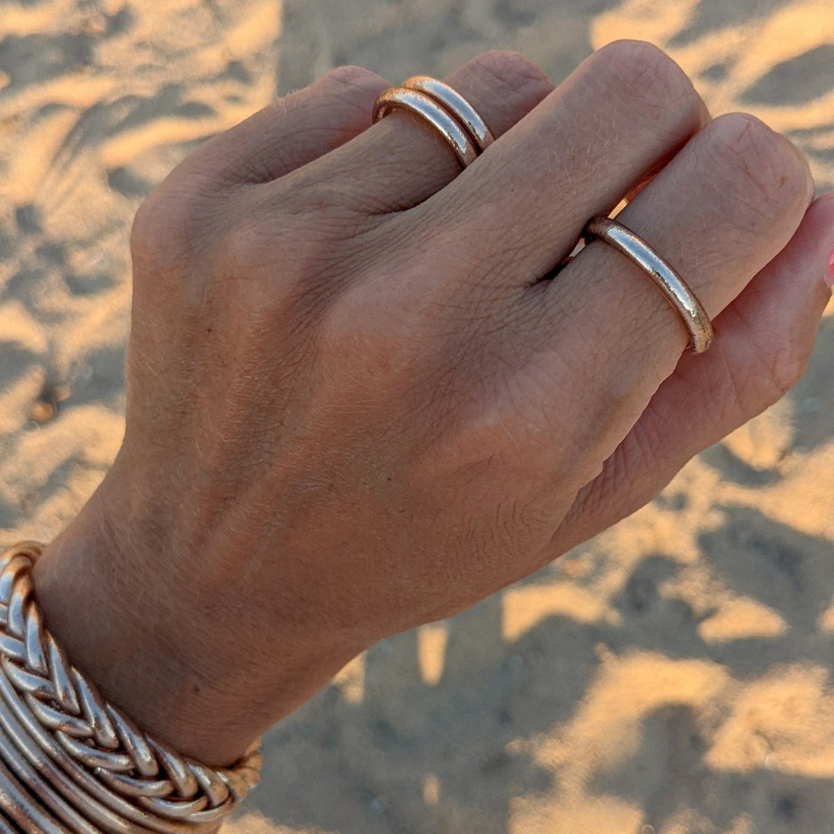Buddhistisk Ring - Champagne