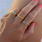 Buddhistisk Ring - Champagne