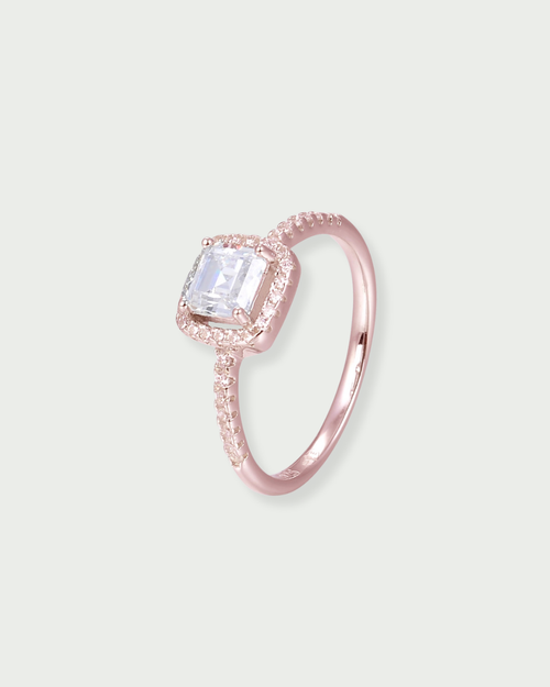 Bague Infini Carré - Rose