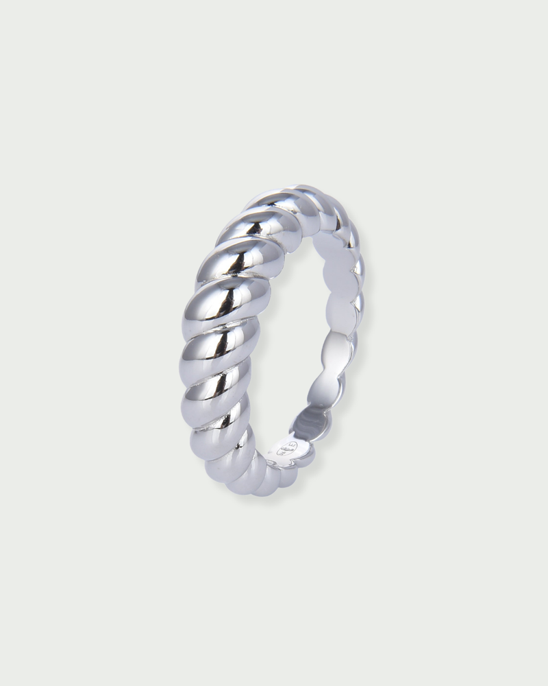 Bague Torsade Boost - Blanc