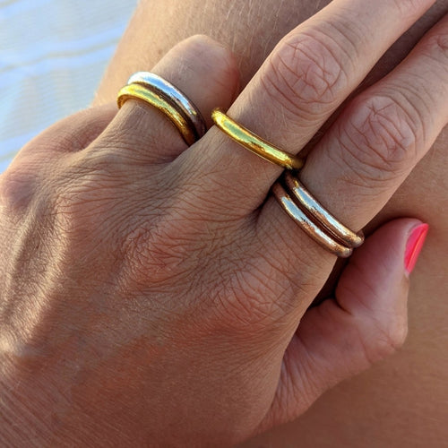Buddhist Ring - Champagne