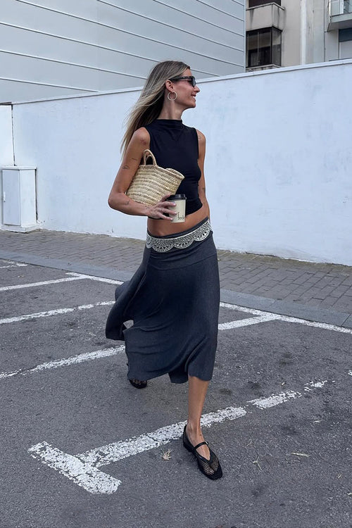 Ballerines Rejilla Nova - Noir