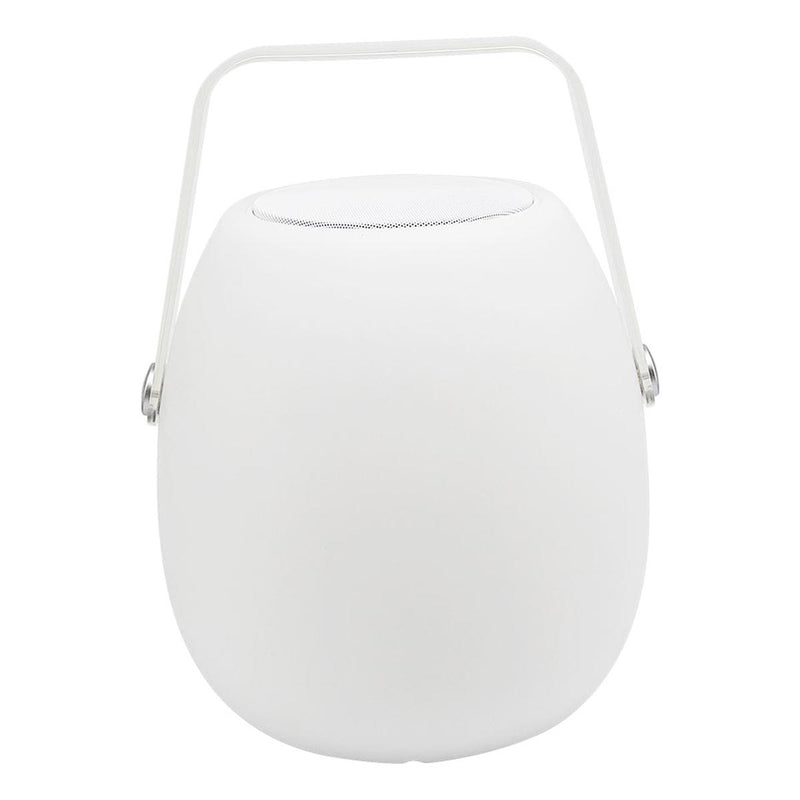 SO PLAY Altavoz bluetooth inalámbrico LED regulable H30cm blanco/multicolor luz portátil con mando a distancia - REDDECO.com