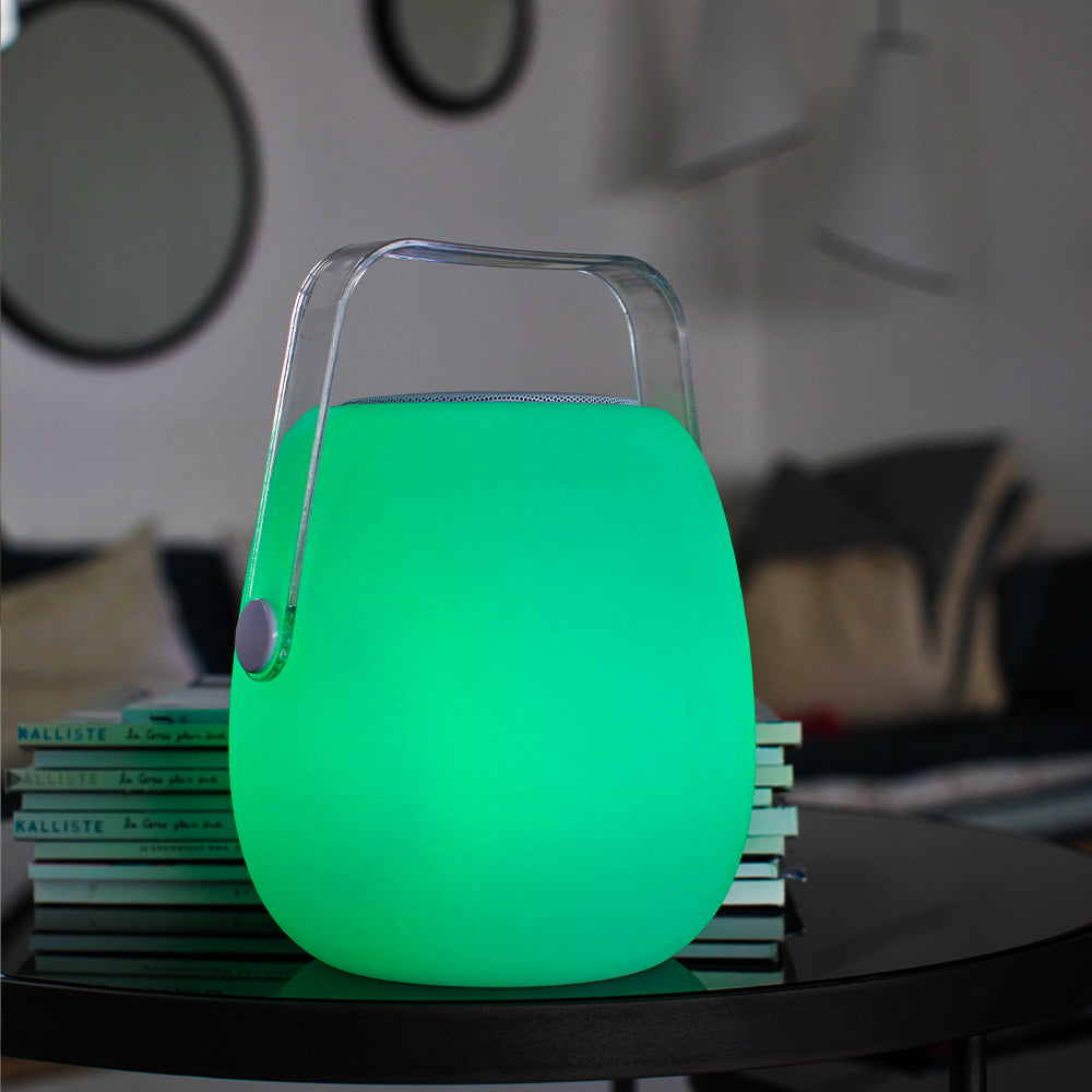So Play - Lampe Enceinte Bluetooth - Polyéthylène - Blanc