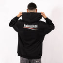 Hoodie Political Campaign - Balenciaga - Black