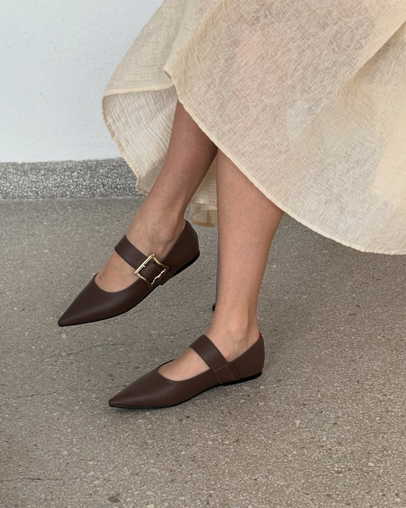 Ballerines About Time - Marron