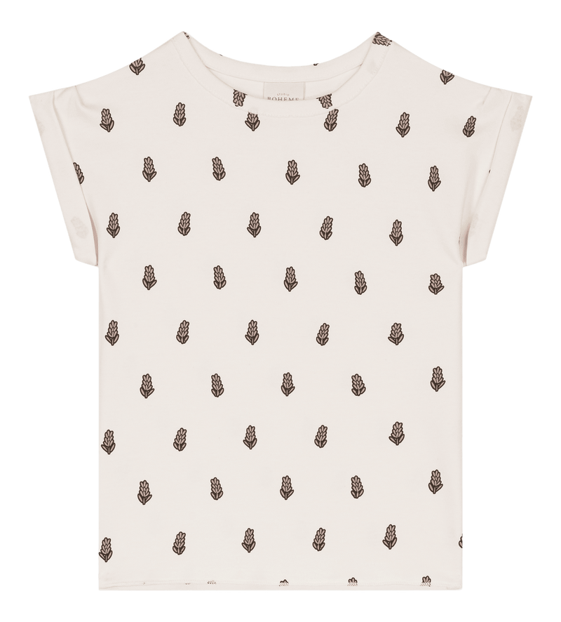 Bama Ecru Lavender T-Shirt