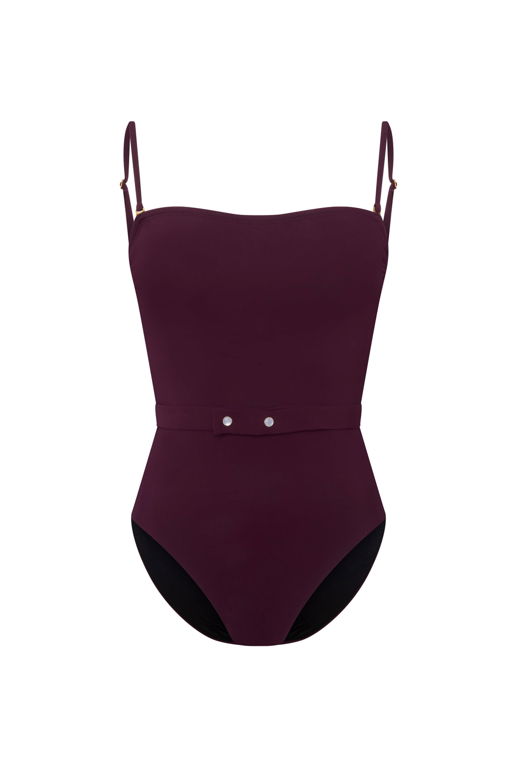 Maillot de bain une pièce bandeau L'Estival raisin